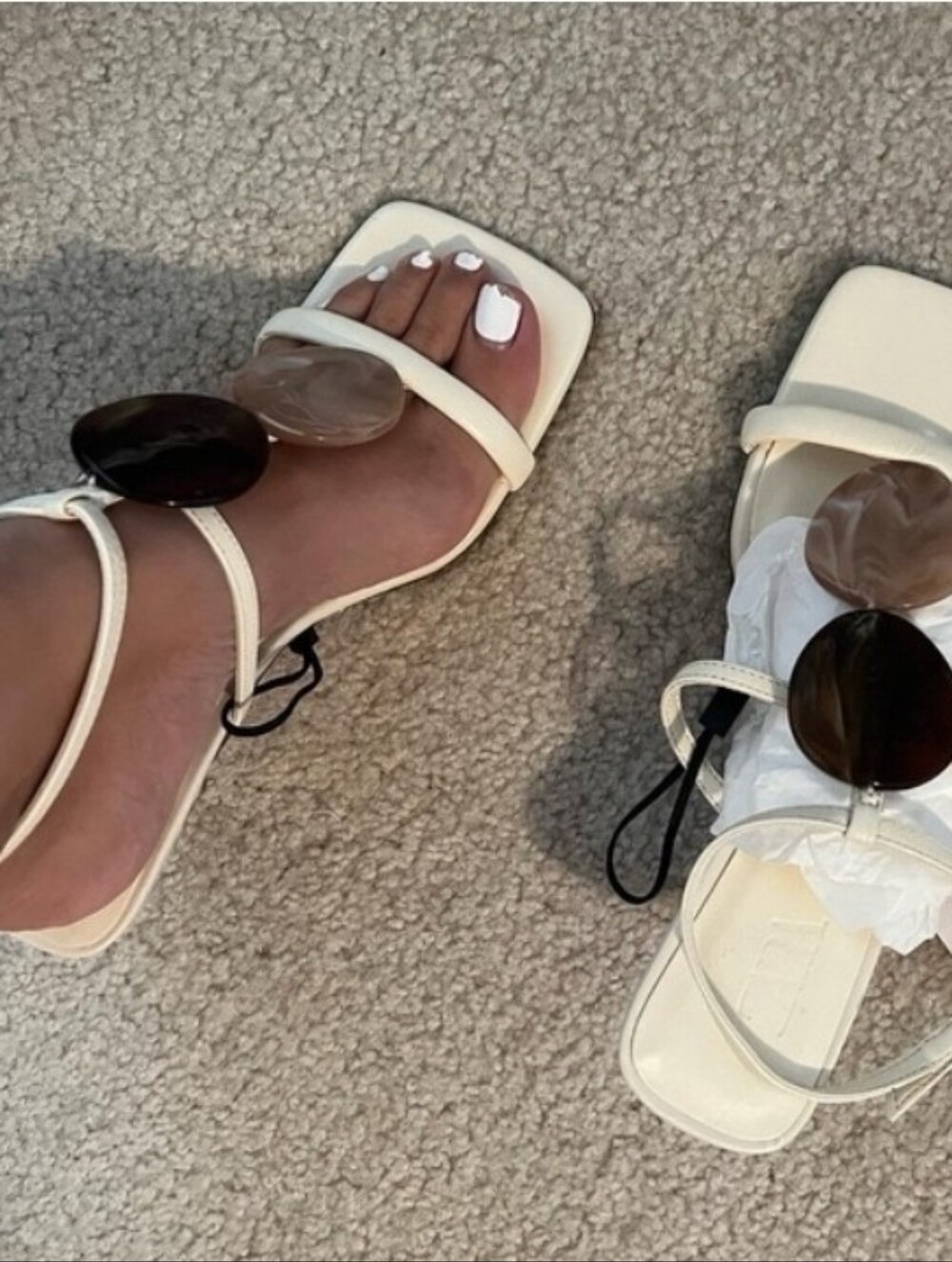 Zara mid-height heel sandals - Picture 8 of 10